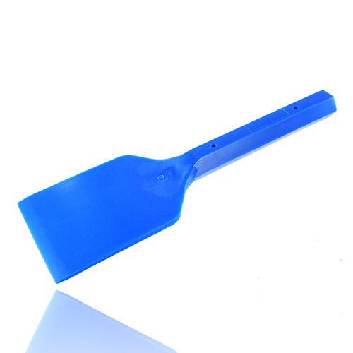Schaber aus PE f&uuml;r Filterkuchen, Farbe blau, PE-MD