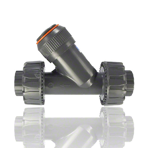 PVC-U Schmutzf&auml;nger, Gewindemuffe, EPDM