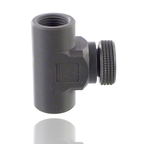 Nadelventil aus PVC&nbsp; mit Innengewinde