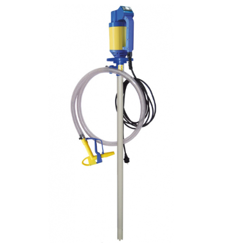 Fasspumpen-Set Typ JP-360 PP f&uuml;r S&auml;uren und leichte Laugen (IBC Container), Tauchrohrl&auml;nge 1200 mm